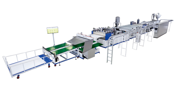 PP / PC Hollow Profile Sheet Extrusion Line