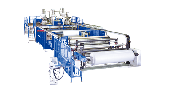 2.5M wide 10-layer Co-Extrusion Air Bubble Film Extrusion Line
