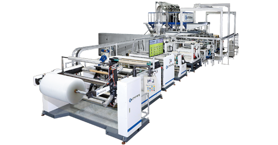 3-Layer Air Bubble Film Extrusion Line