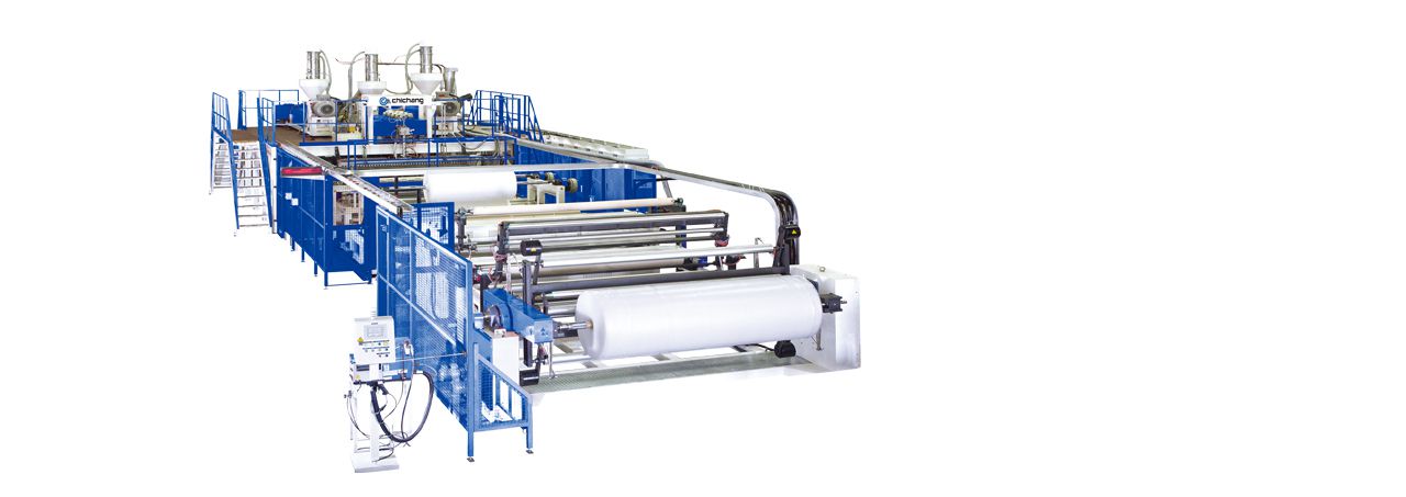 2.5M wide 10-layer Co-Extrusion Air Bubble Film Extrusion Line