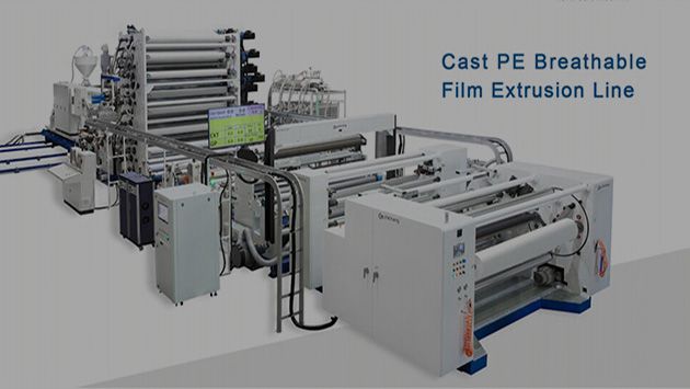 Automatic Cast PE Breathable Film Line.