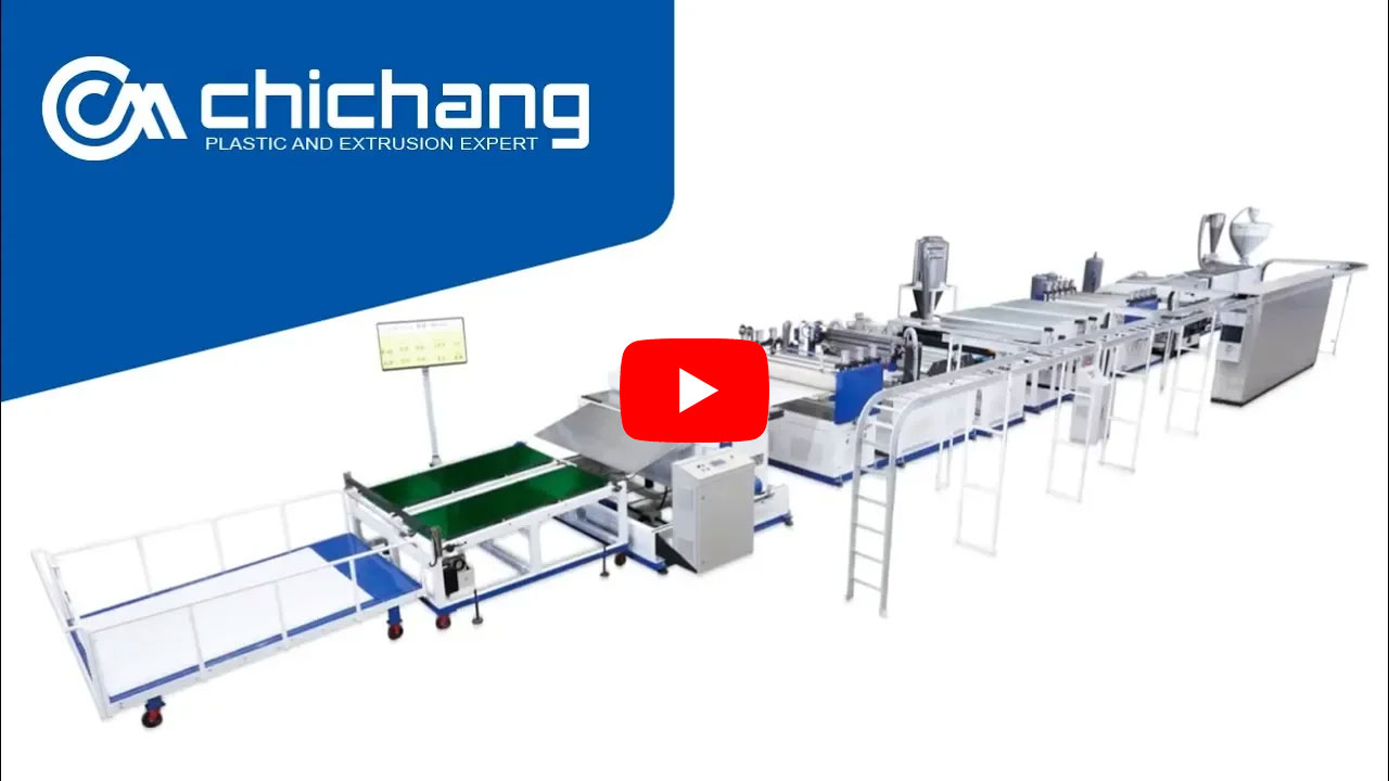 PP Hollow Sheet Extrusion Line