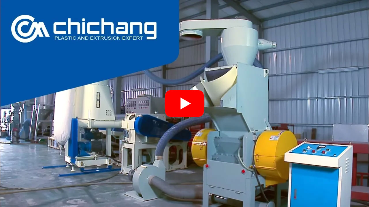Plastic Sheet and Foam Recycling Machine Video