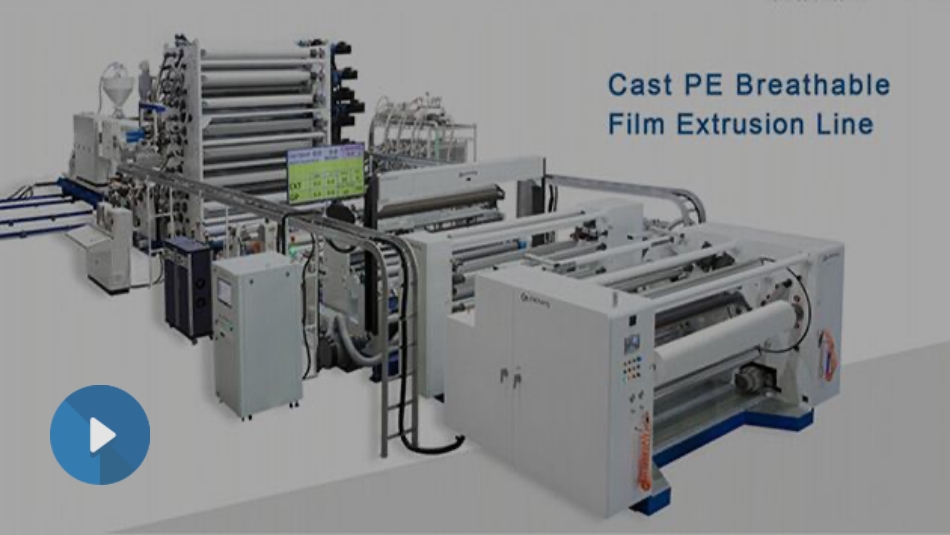 Automatic Cast PE Breathable Film Line.
