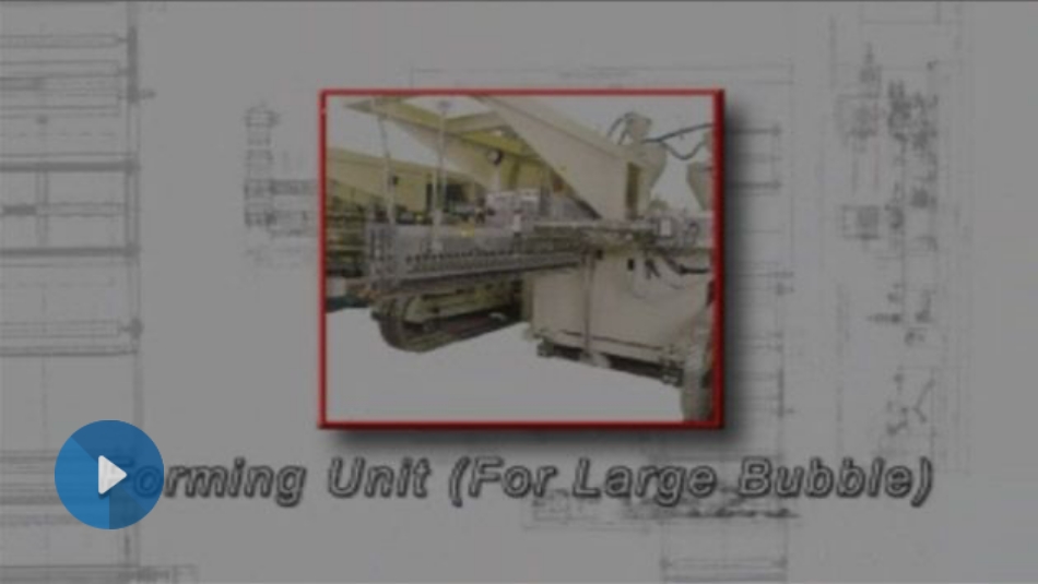línea de extrusión para lámina de burbujas de aire