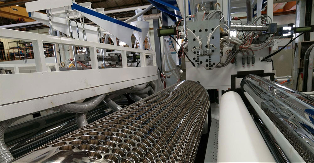 bubble wrap extrusion line
