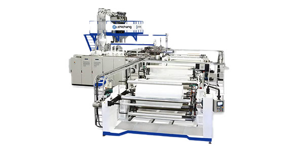 خط بثق فيلم فقاعات هواء ثلاثي الطبقات