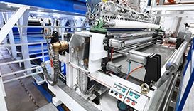 خط بثق غشاء فقاعة الهواء بثق 3 طبقات عرض 2.5م (مع 2 بدون لفاف)