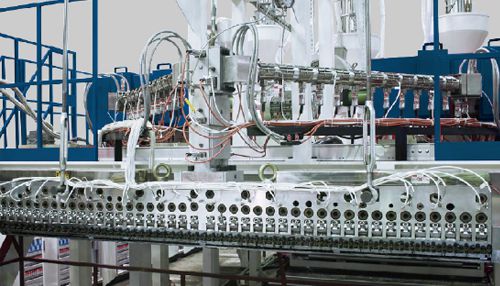 خط بثق مشترك غشاء فقاعة الهواء بثق 10 طبقات عرض 2.5م