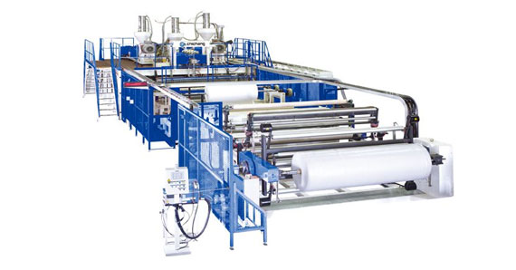 خط بثق مشترك غشاء فقاعة الهواء بثق 10 طبقات عرض 2.5م