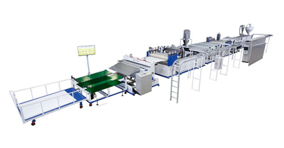 PP/PCخط بثق رقاقة شكل جانبي مجوف