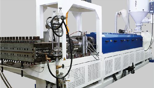 PP/PC خط بثق رقاقة شكل جانبي مجوف