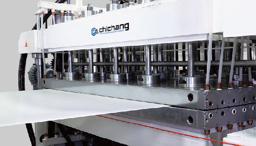 PP/PC خط بثق رقاقة شكل جانبي مجوف